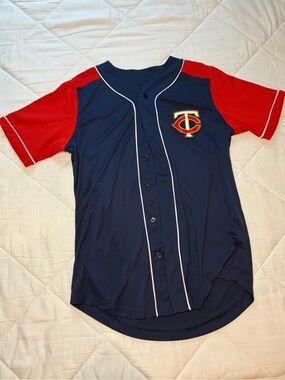 Twins jersey button down